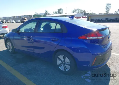 2019 Hyundai Ioniq Hybrid Blue z USA, uszkodzony, nr VIN KMHC65LC8KU180365